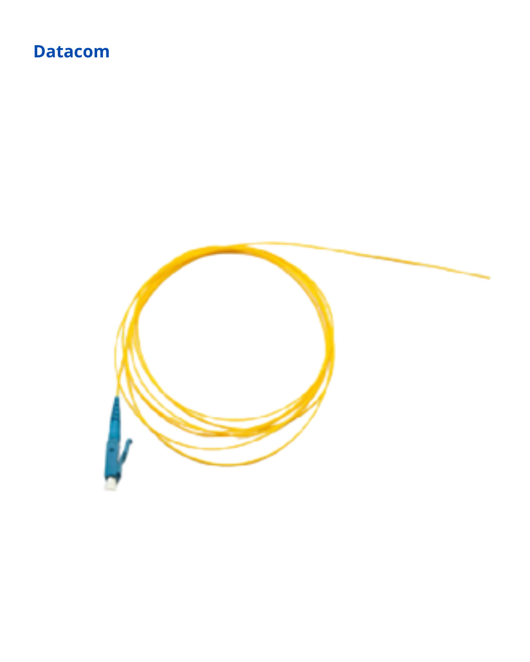 Optik piqteyl Datacom SINGLEMODE 9/125U LC UPC PIGTAIL-2.0MTR YELLOW