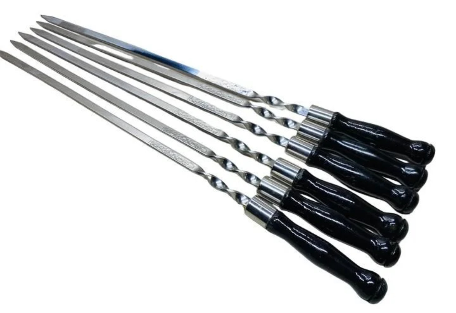 Şiş dəsti IL-2356 1 əd, qara tutacaqlı, 70x1.5 sm