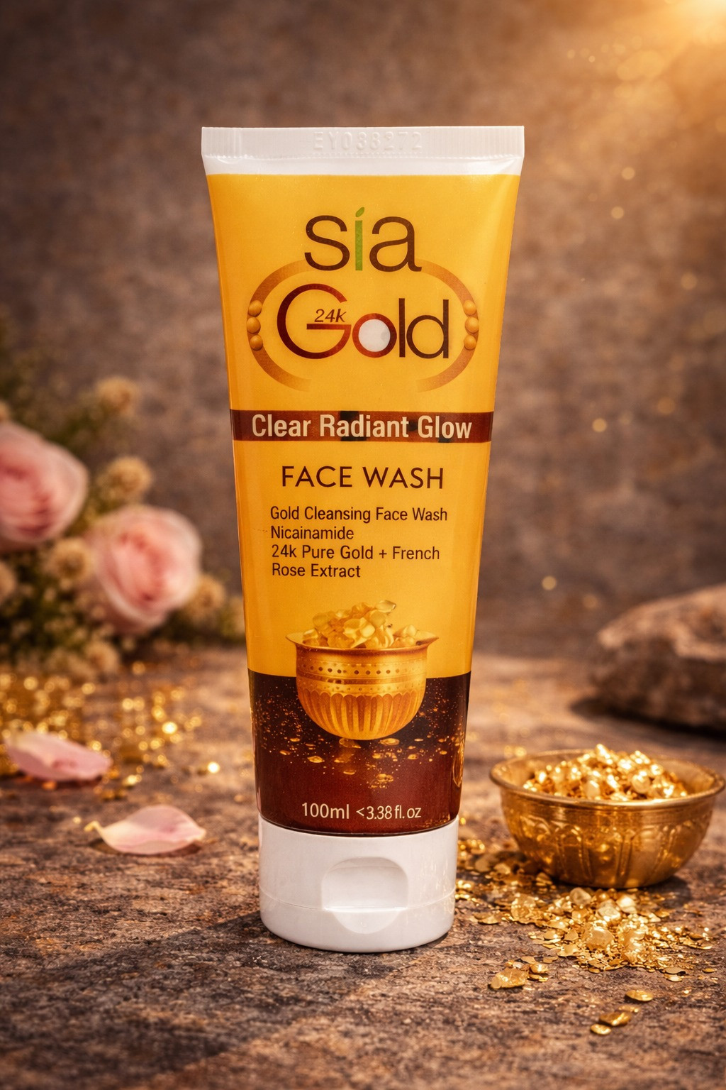 Üz yuma geli Sia Gold 24K, 100 ml
