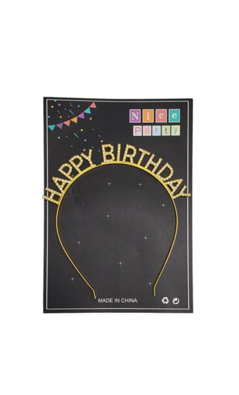 Çənbər uşaqlar üçün Happy Birthday, qızılı
