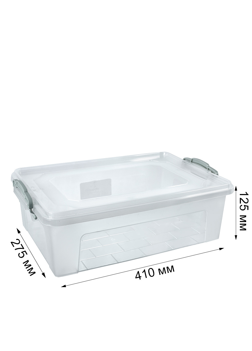 Saxlama üçün konteyner Stars Plast, plastik, 410x275x125 mm, 10 l