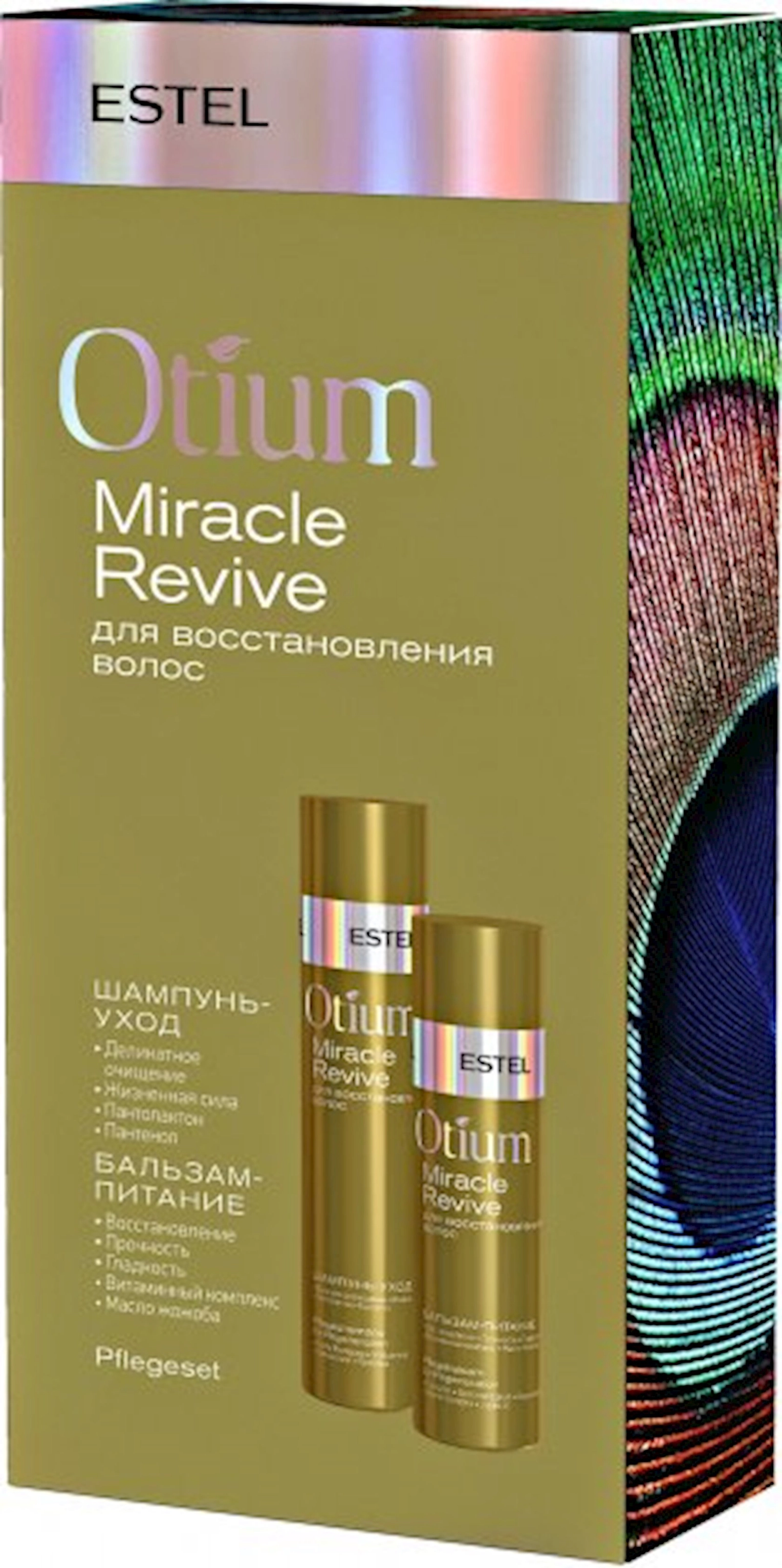 Saç baxımı üçün dəst Estel Professional Otium Miracle Revive Şampun + Balzam