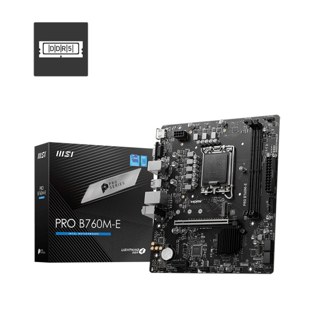 Ana Plata MSI B760M-E DDR5 LGA1700