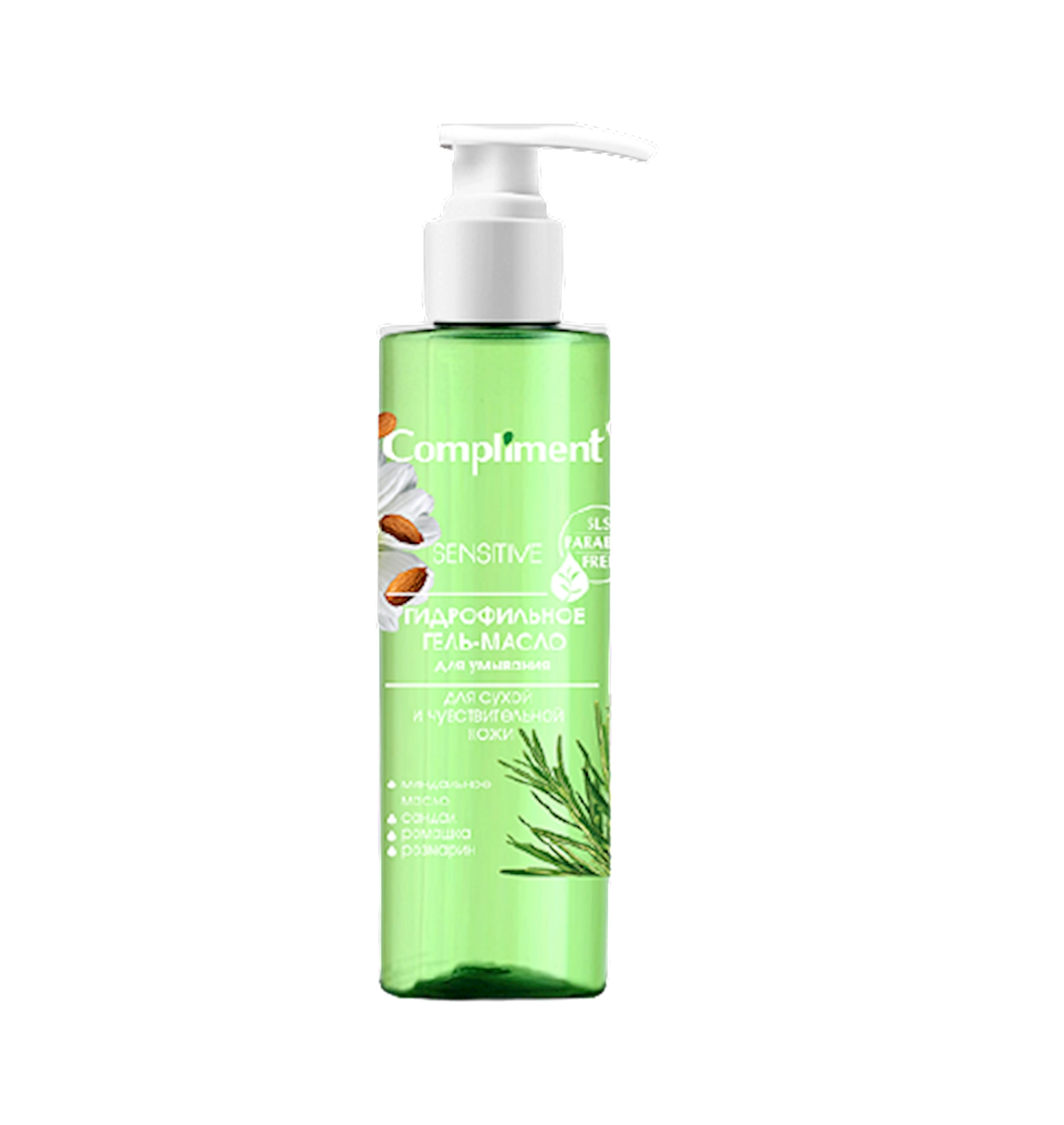 Hidrofil gel-yağ Compliment Sensetive quru və həssas dəri üçün, 150 ml