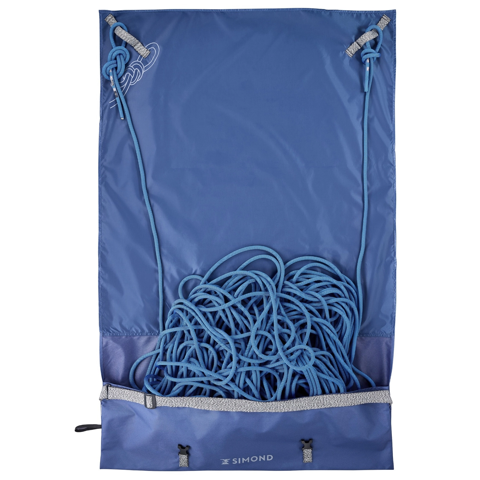 Alpinizm ipi üçün çanta Decathlon Rope Bag, göy