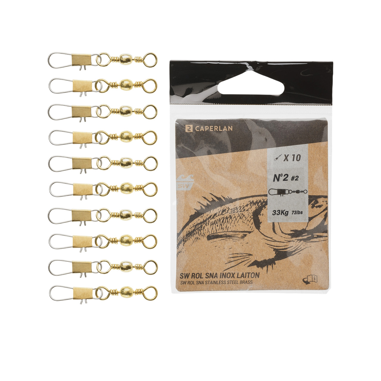 Fırlanğıc Decathlon Rolling Snap Inox Brass SW 8
