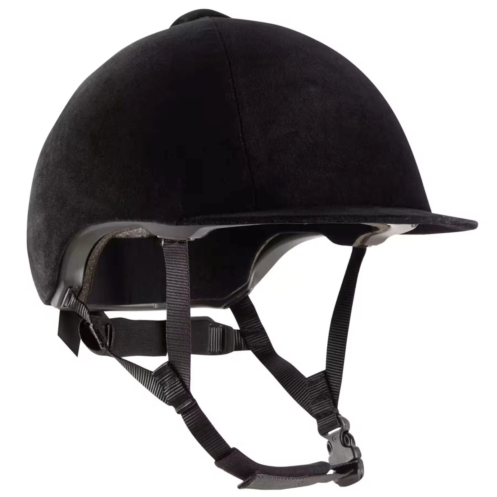 Dəbilqə atçılıq üçün Decathlon 8573448, ölçü S/53 sm, qara