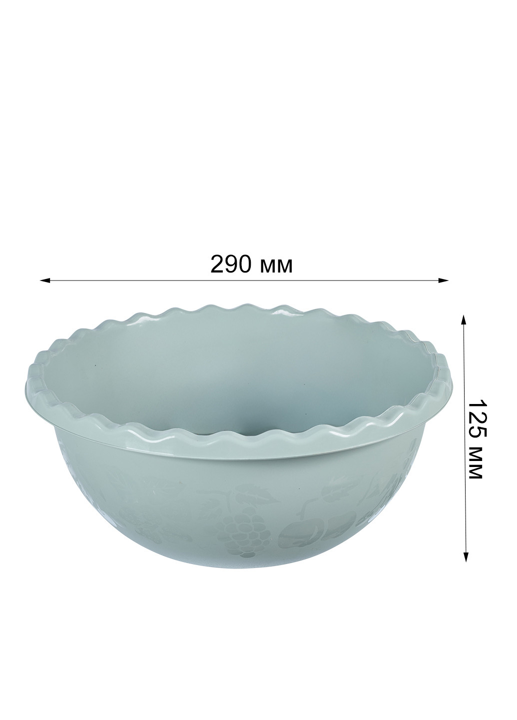 Ləyən Stars Plast, plastik, boz, 29х12.5 sm, 6 L