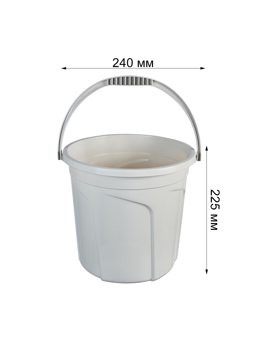 Vedrə Stars Plast, plastik, bej, 24х22.5 sm, 7 L
