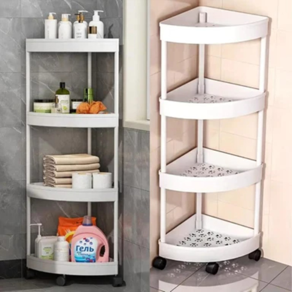 Hamam otağı üçün rəf CS145_32, plastik, ağ
