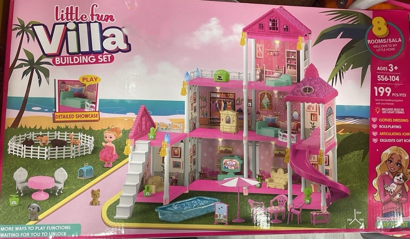 Oyun dəsti Little Fun Villa Building Set 556-124, 3+ yaş