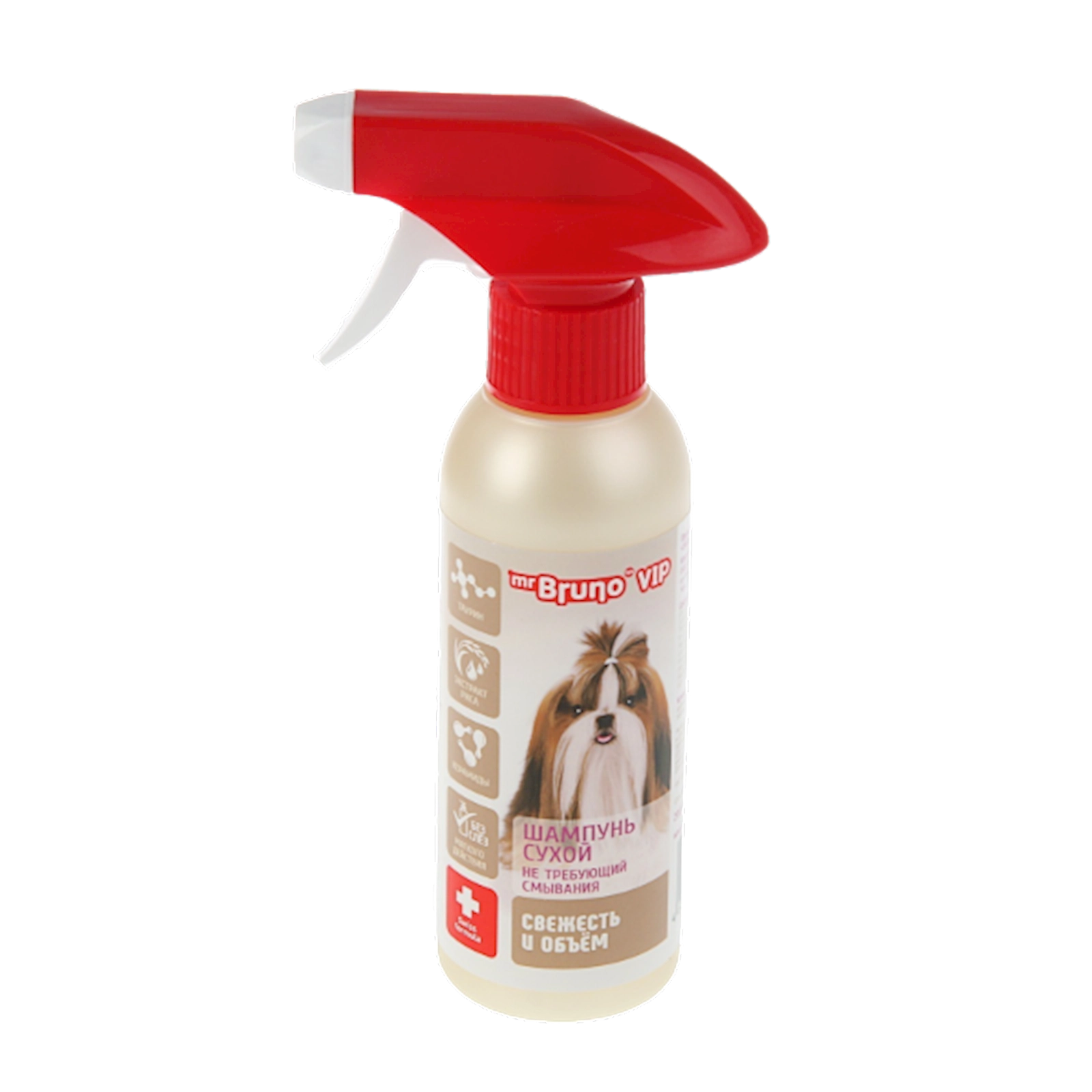 İtlər üçün quru şampun Mr.Bruno VIP Tərəvət və həcm 200 ml