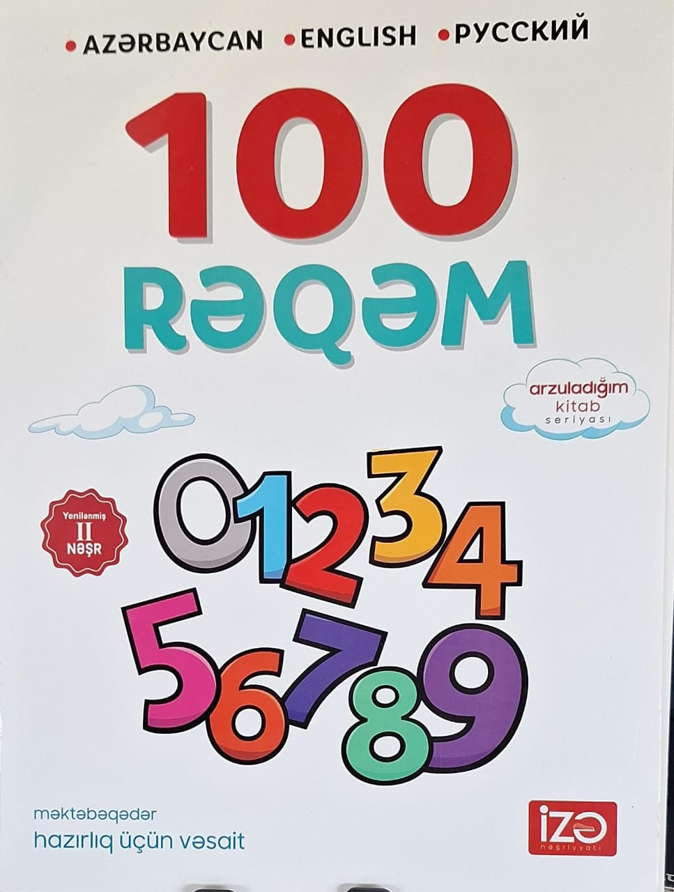 Tədris vəsaiti 100 rəqəm məktəbəqədər hazırlıq üçün