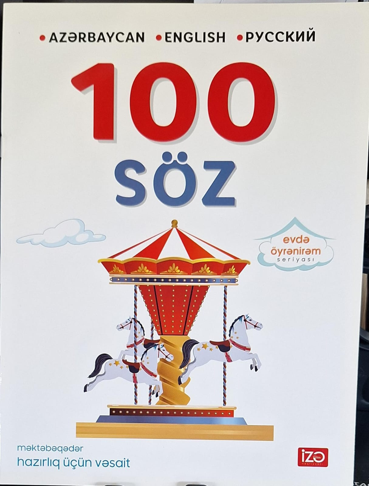 Tədris vəsaiti 100 söz məktəbəqədər hazırlıq üçün
