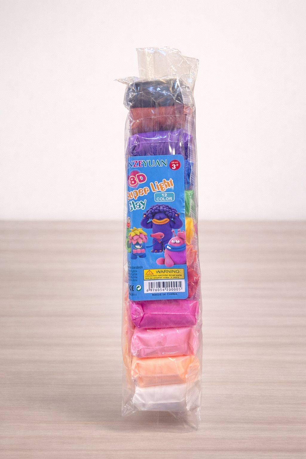 Plastilin, 12 rəng, 3+ yaş