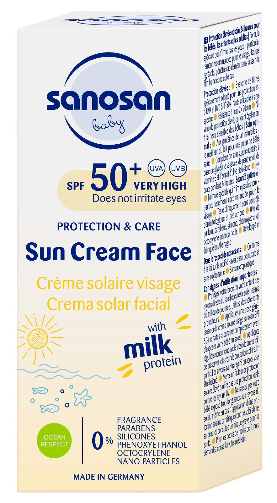 Günəşdən qoruyucu krem uşaqlar üçün Sanosan SPF50+ 30 ml