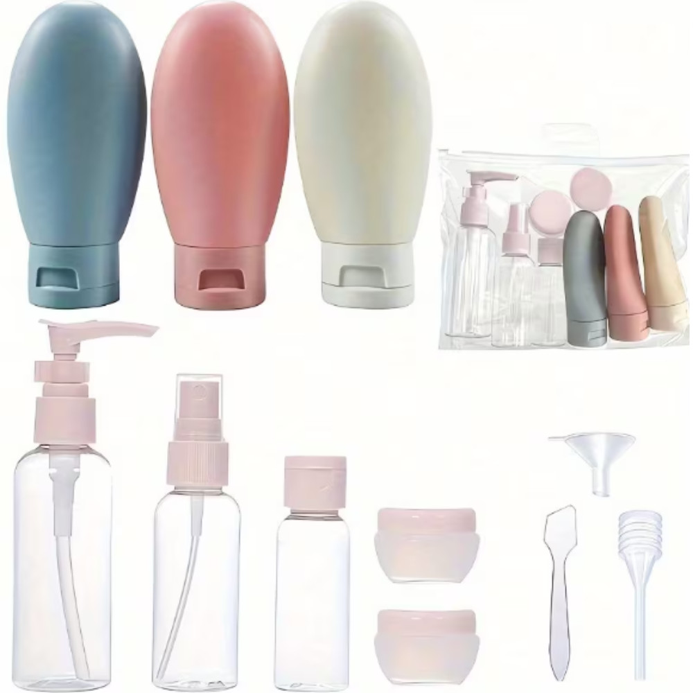 Kosmetik vasitələr üçün səyahət dəsti İva725, 12 əd