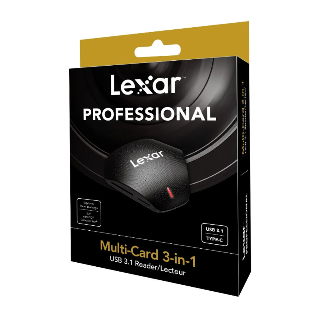 Kart oxuyucusu Lexar Professional Multi-Card 3-in-1 USB 3.1/Type-С