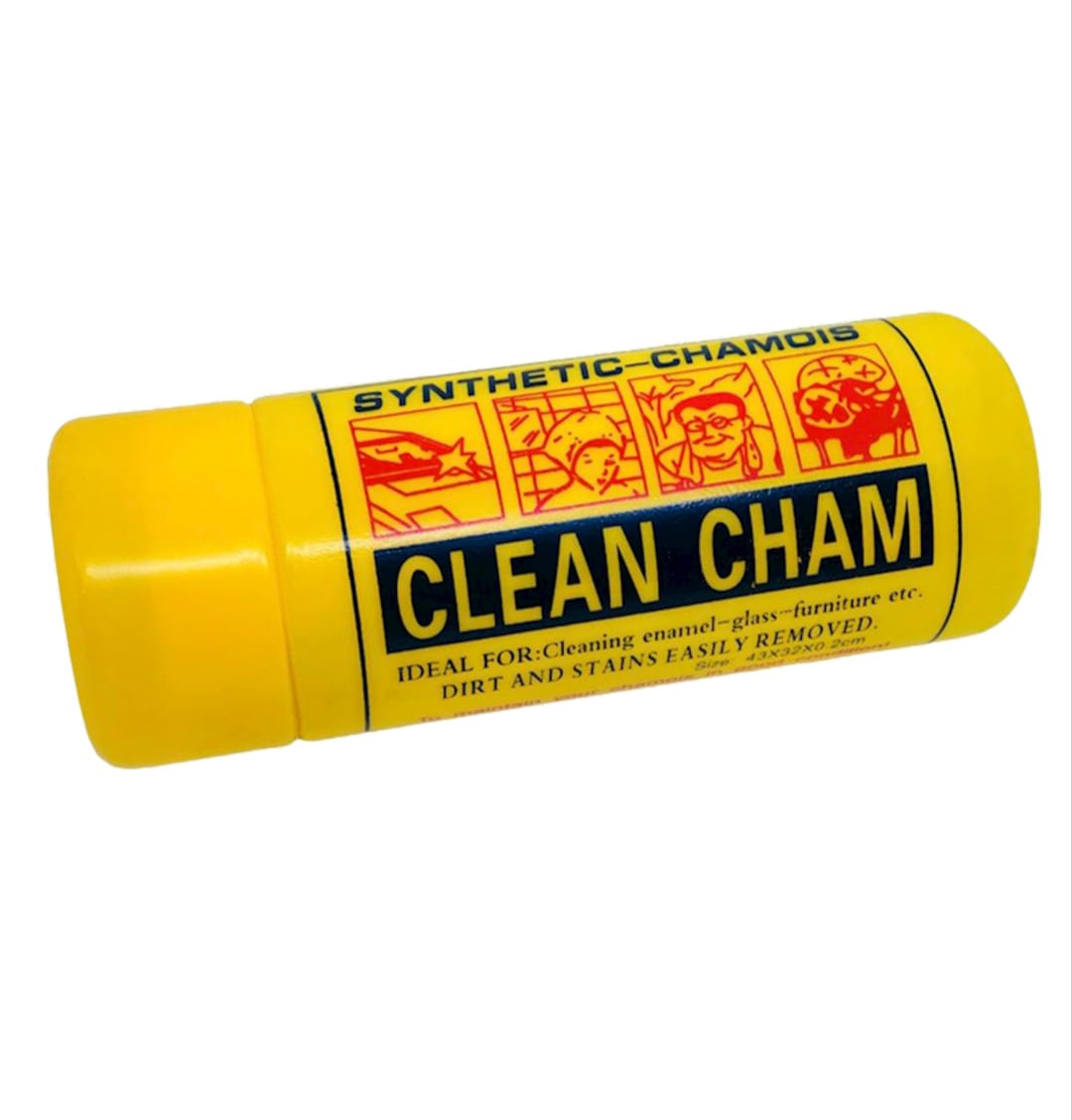Təmizlik bezi Clean Cham, süni zamşa, 43x32 sm, sarı