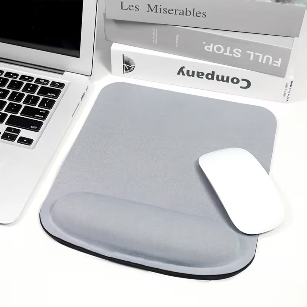 Mousepad bilək dəstəyi ilə boz
