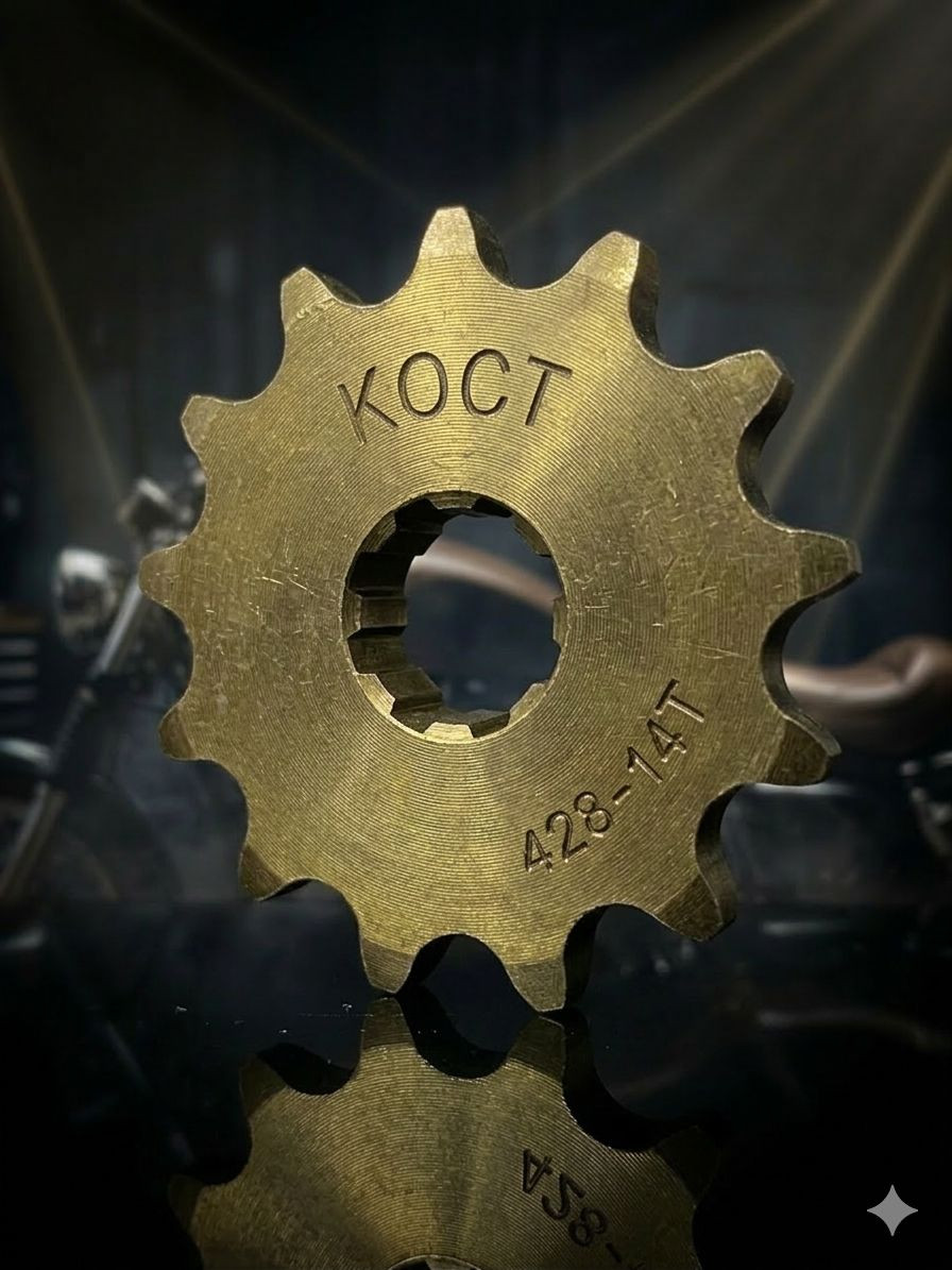 Qabaq ulduz motosiklet üçün 70cc - 14T Gold