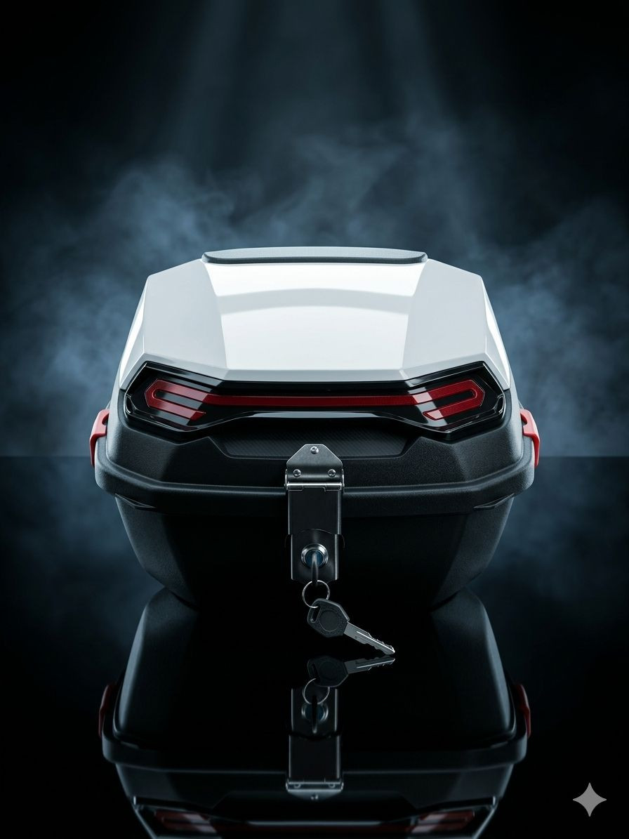 Motosiklet üçün baqaj P11 White