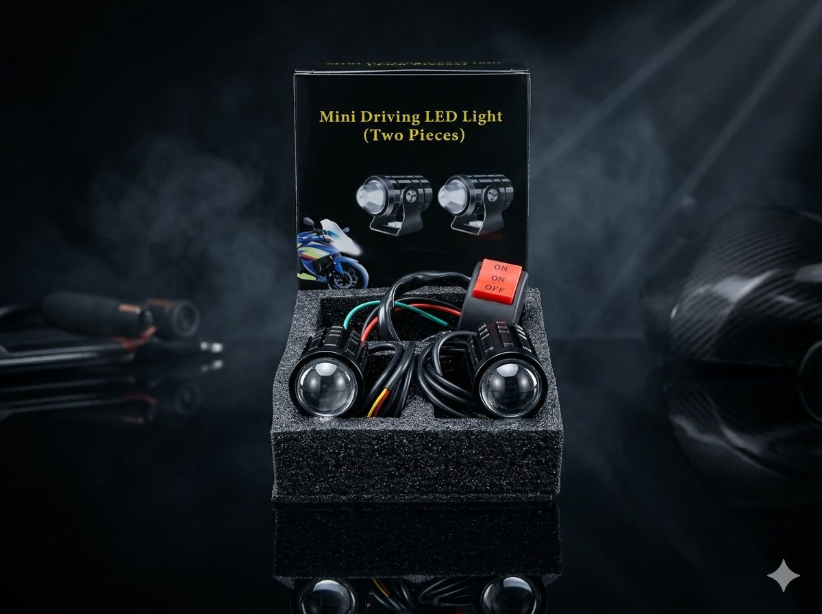 Motosikl üçün duman əleyhine fara Black