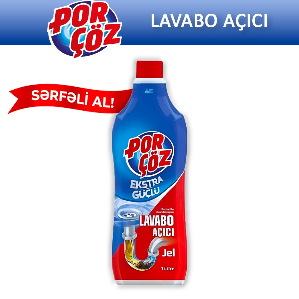 Boru açmaq üçün vasitə PorÇöz, 1 l