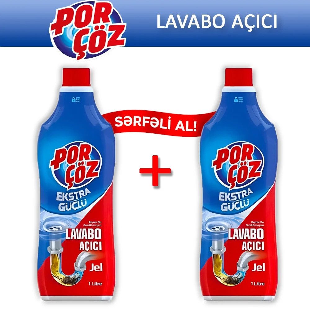 Boru açmaq üçün vasitə PorÇöz, 1 l + 1 l