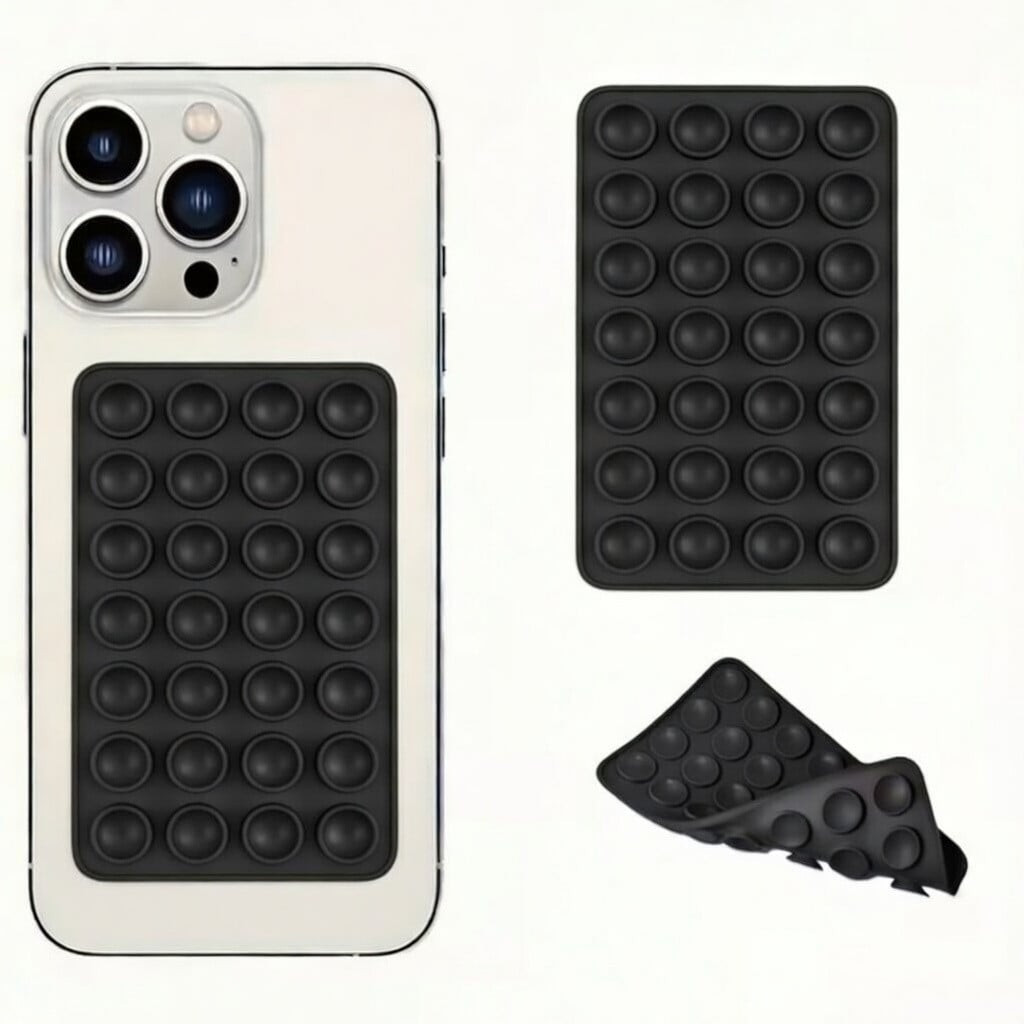 Telefon tutacağı silikon, qara