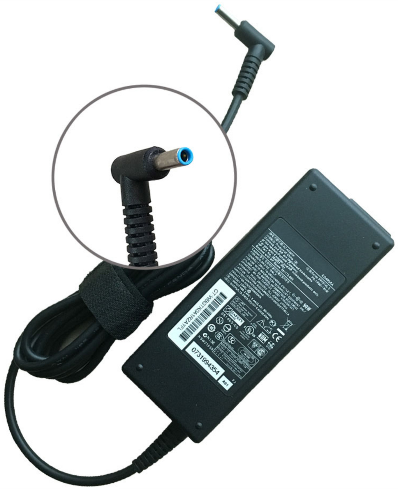Noutbuk Adapteri HP 90W / 19.5V - 4.62A / 4.5x3.0mm