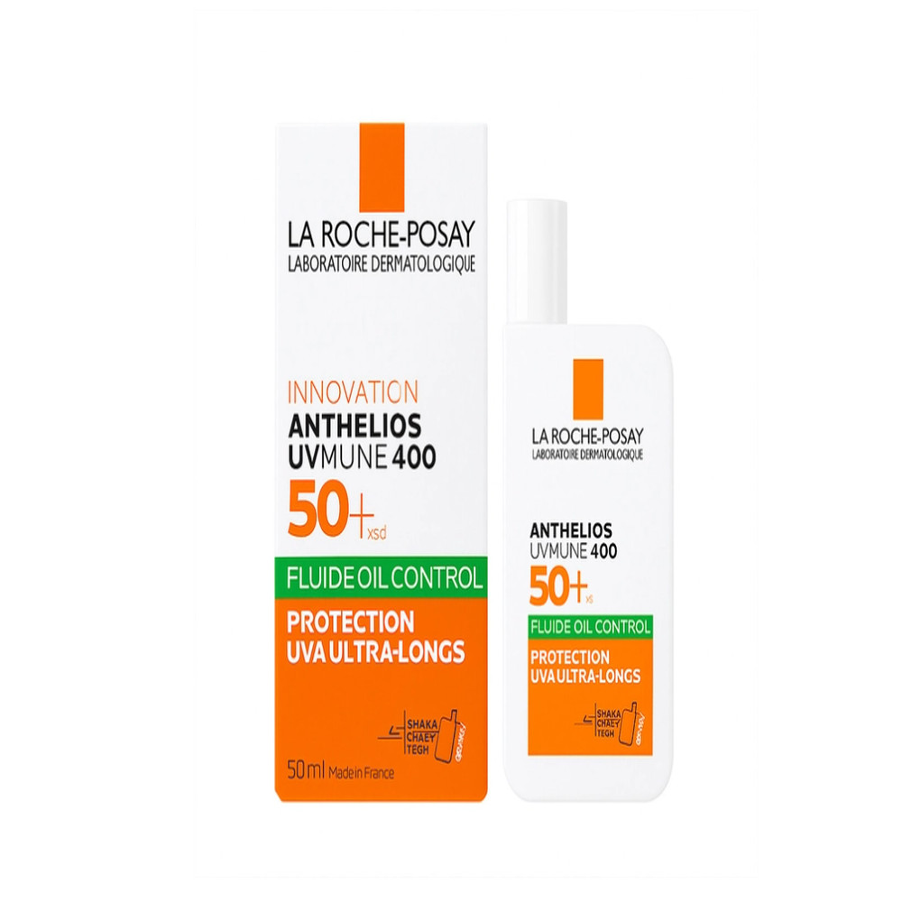 Günəşdən qoruyucu krem, La Roche-Posay Anthelios UVMune 400 Oil Control Fluid SPF 50, 50 ml