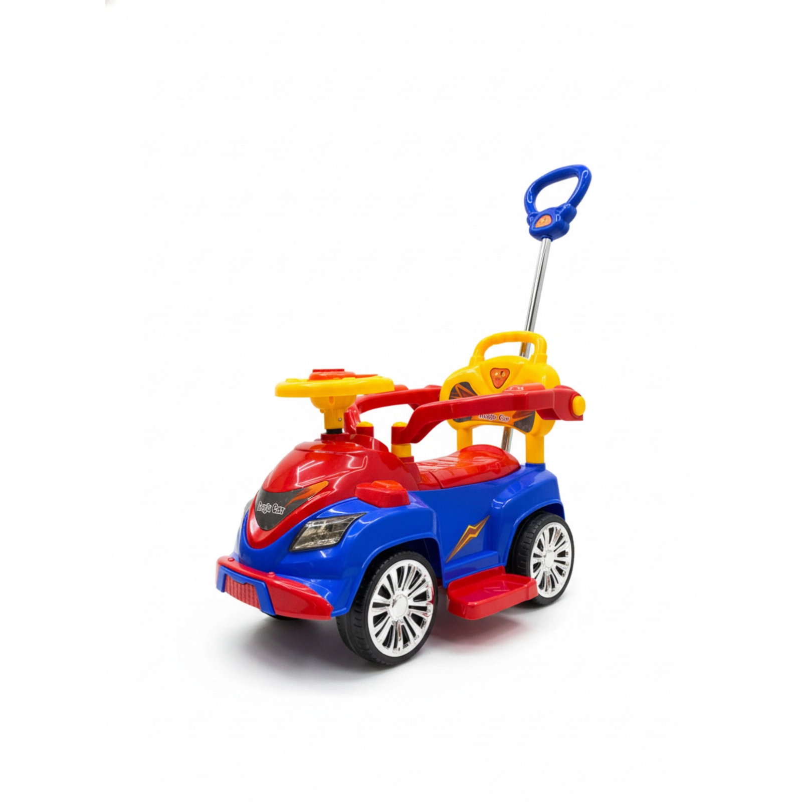 Uşaqlar üçün diyirlənən maşın Magic Car, 2-4 yaş, göy