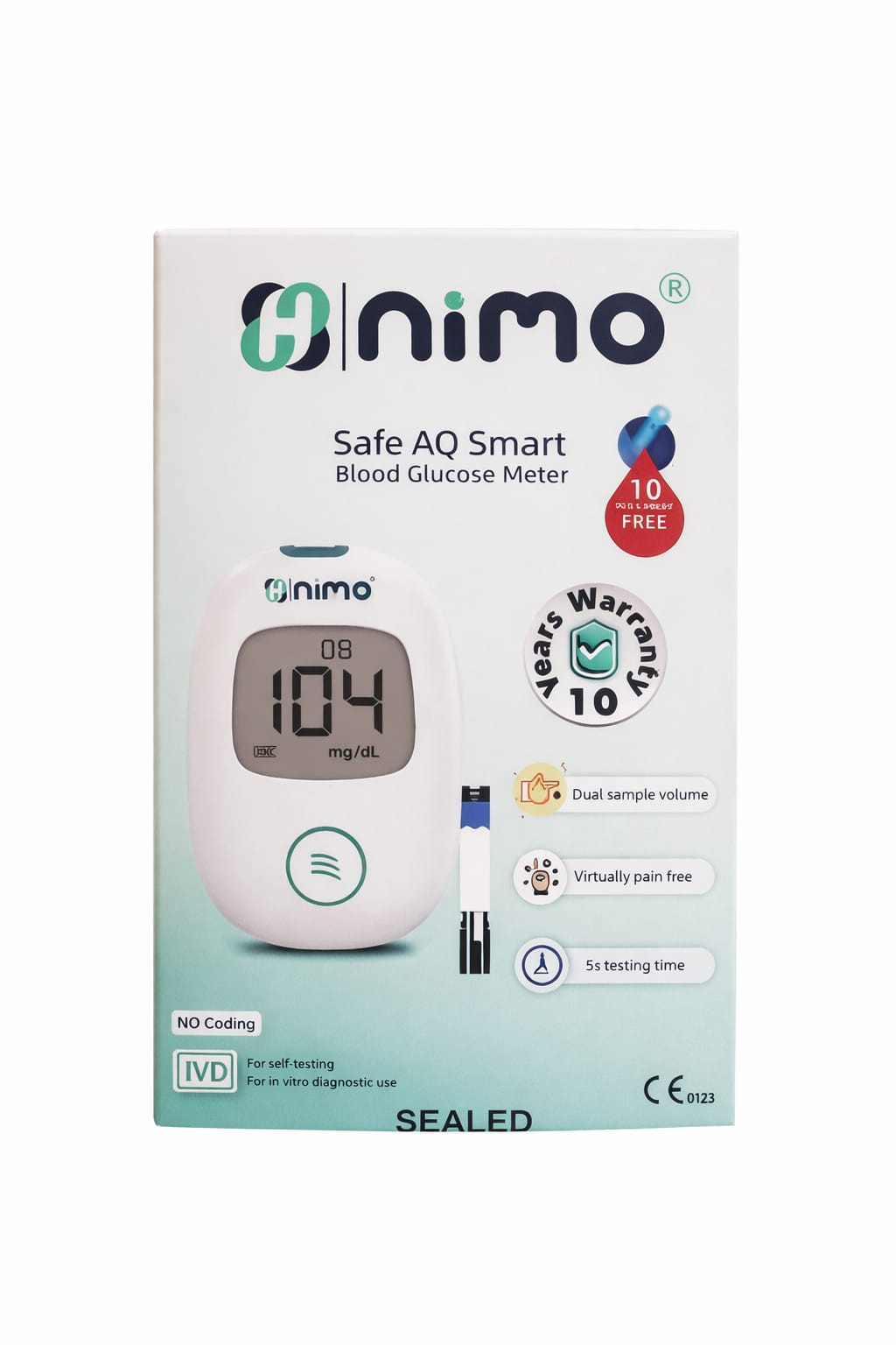 Qlükometr Nimo Safe AQ Smart, ağ