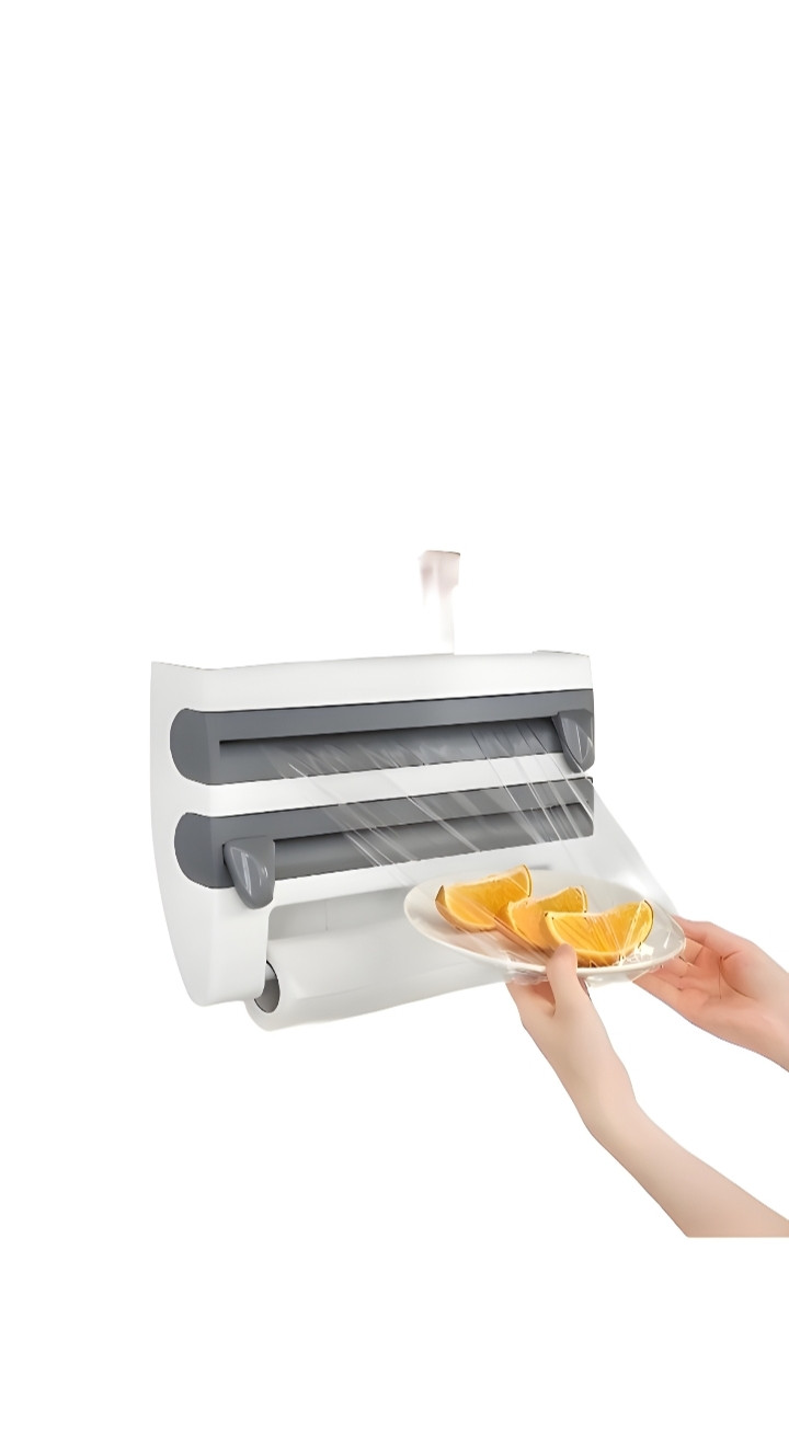 Kağız dəsmallar, folqa və plyonka üçün dispenser 72055467, plastik, ağ