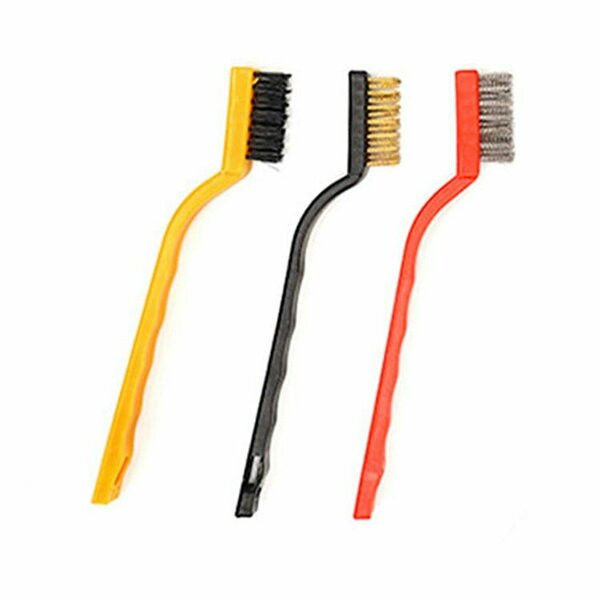 Təmizlik üçün fırça dəsti Т379, plastik/metal, 3 əd