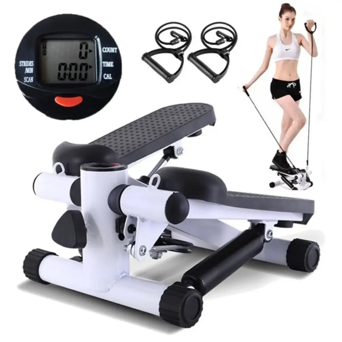 Stepper Compact Cardio & Strength Trainer for Home