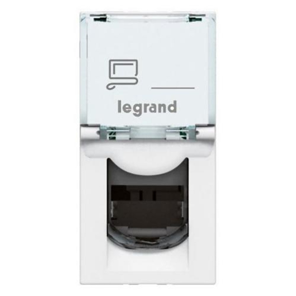 İnternet rozetkası Legrand RJ45, 1 modullu 6 UTP
