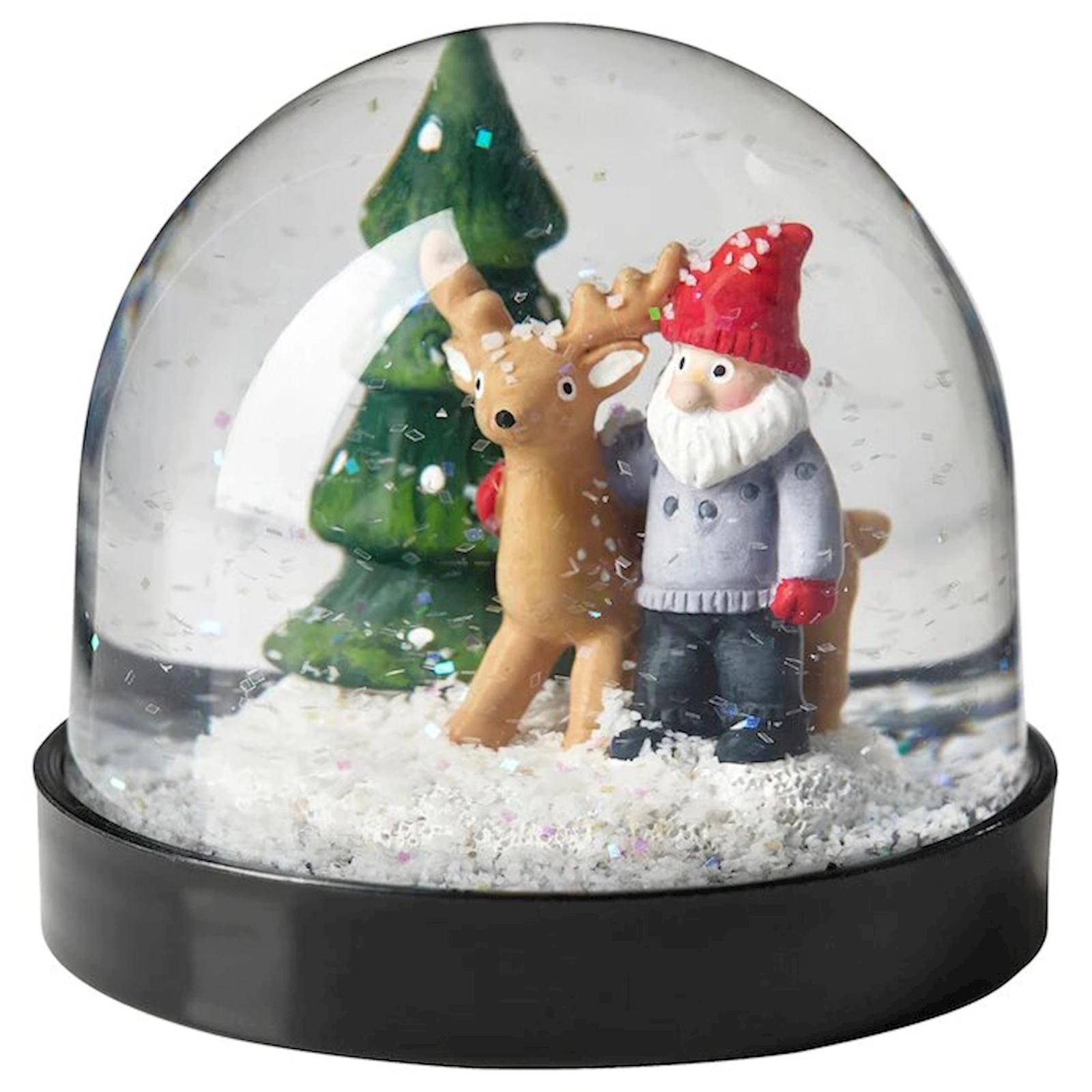 Qar kürəsi IKEA Santa Klaus 8 sm