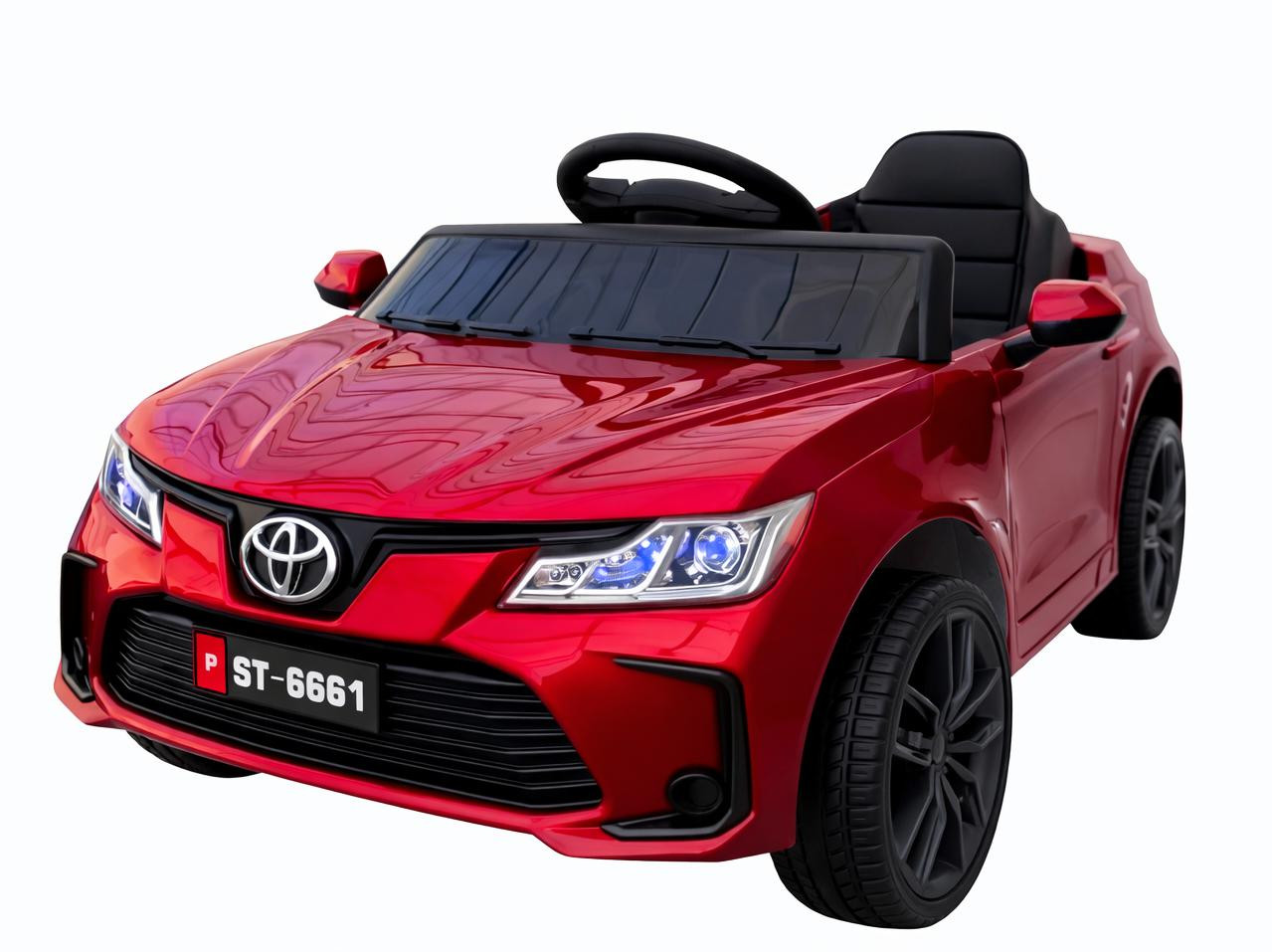 Uşaq elektrik avtomobili Toyota 6661, qırmızı