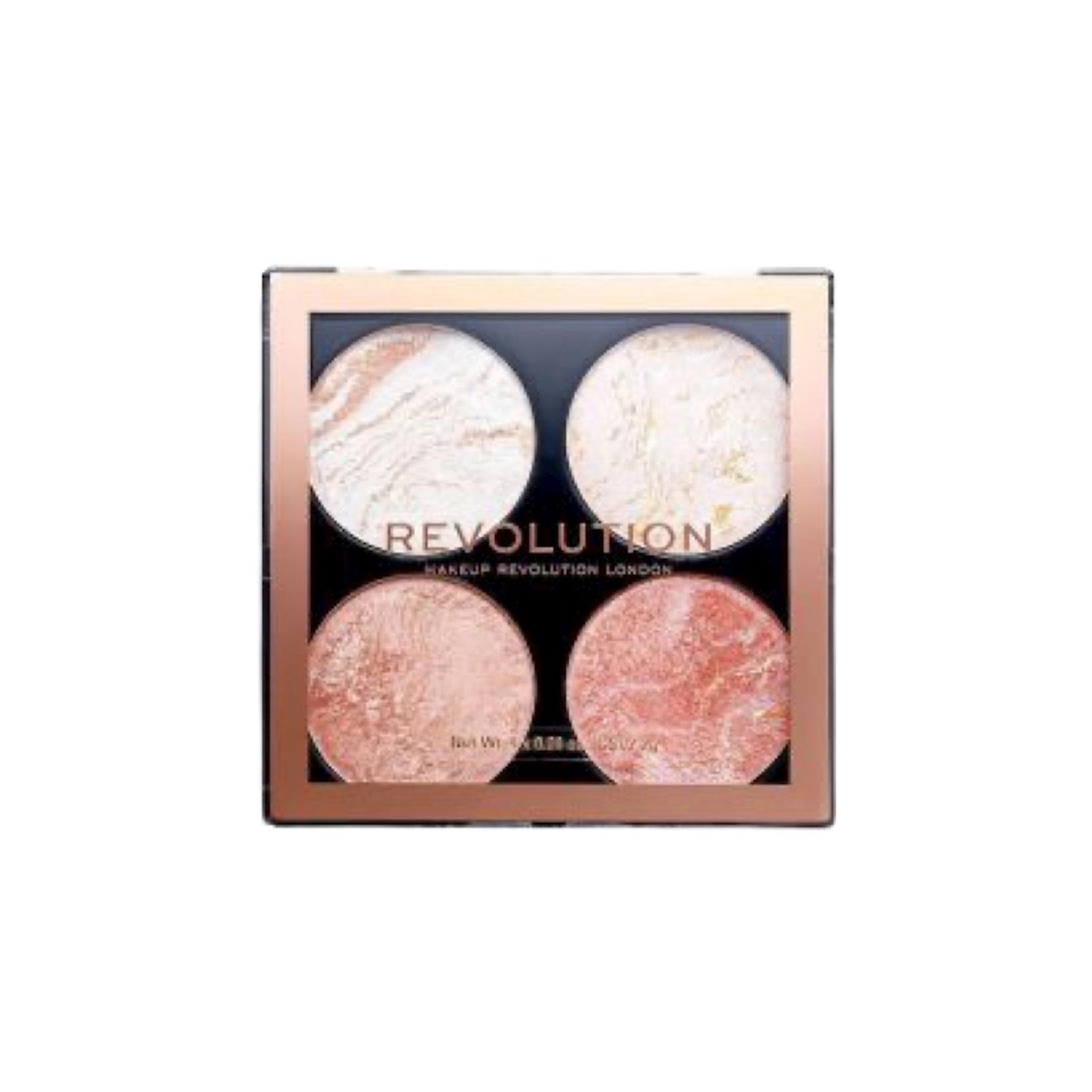 Haylayter və bronzer paleti Makeup Revolution Cheek Kit Take A Breather