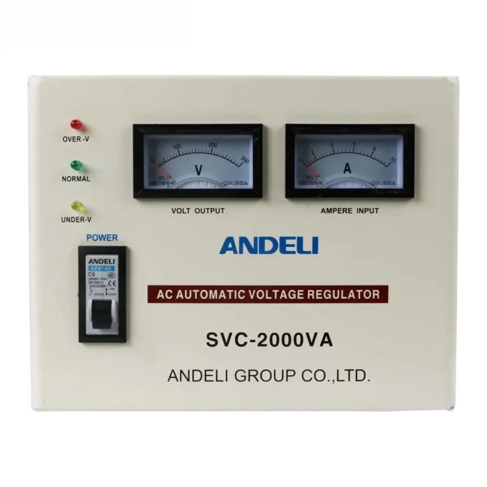 Gərginlik stabilizatoru Andeli SVC-2000VA, 110-250V