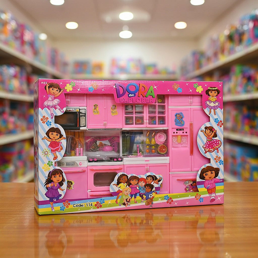 Oyun dəsti Dora the Explorer, çəhrayı, 54x36 sm