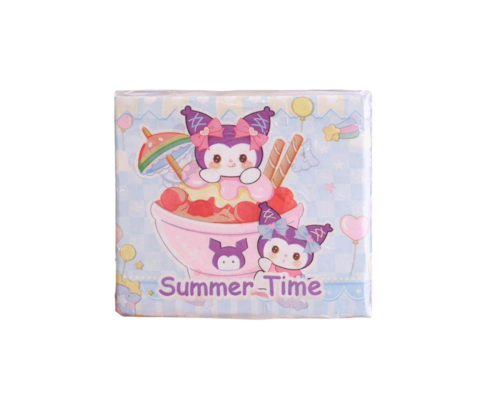 Quru salfetləri Summer Time, 100 əd