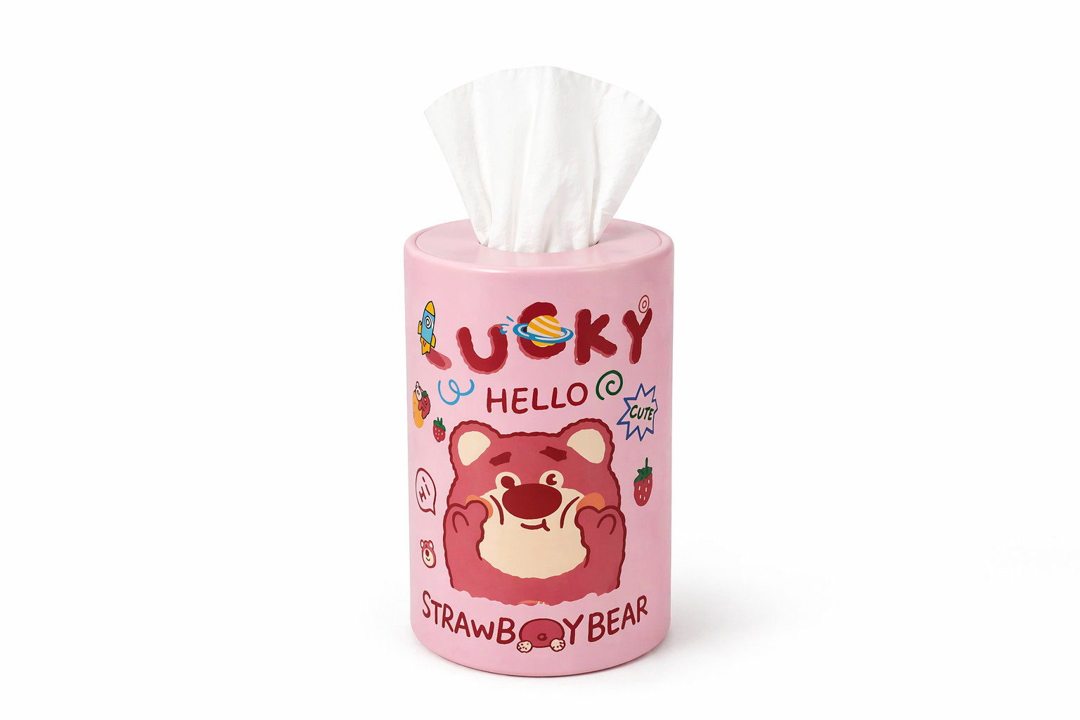 Kağız salfetləri Lucky Strawberry Bear 2-qatlı, 100 əd
