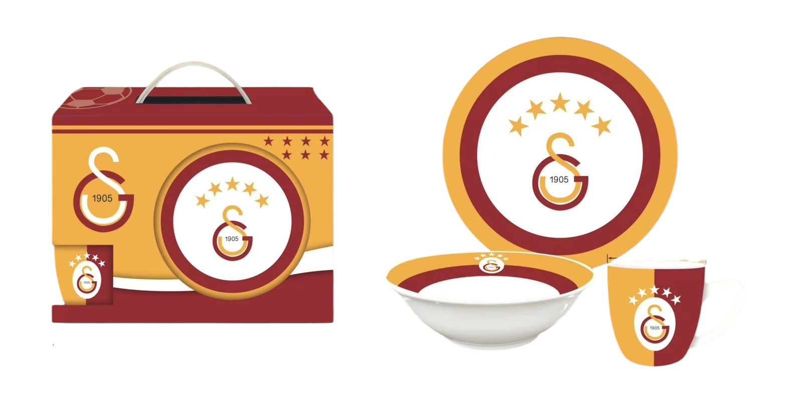 Hədiyyə dəsti Galatasaray (fincan + boşqablar)