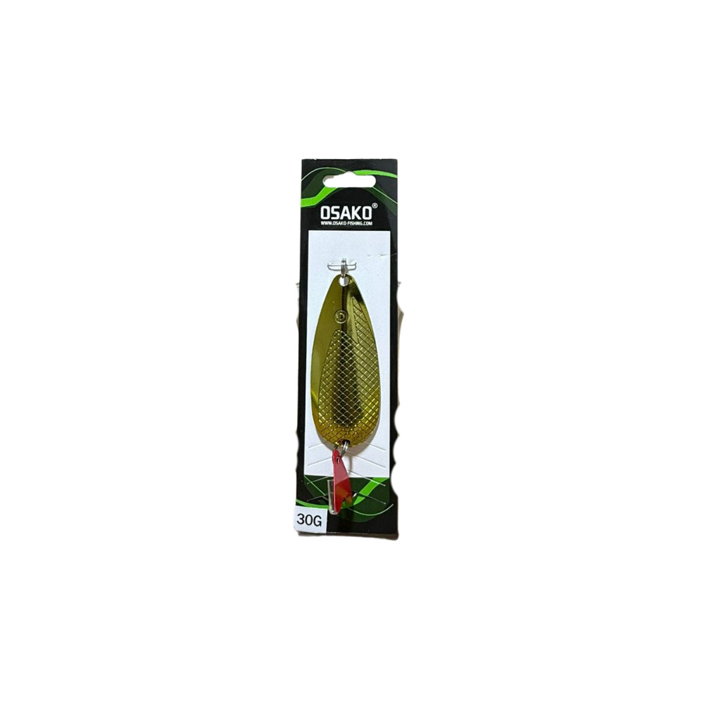 Qarmağa bağlanan metal lövhəcik Osako 30G, qızılı