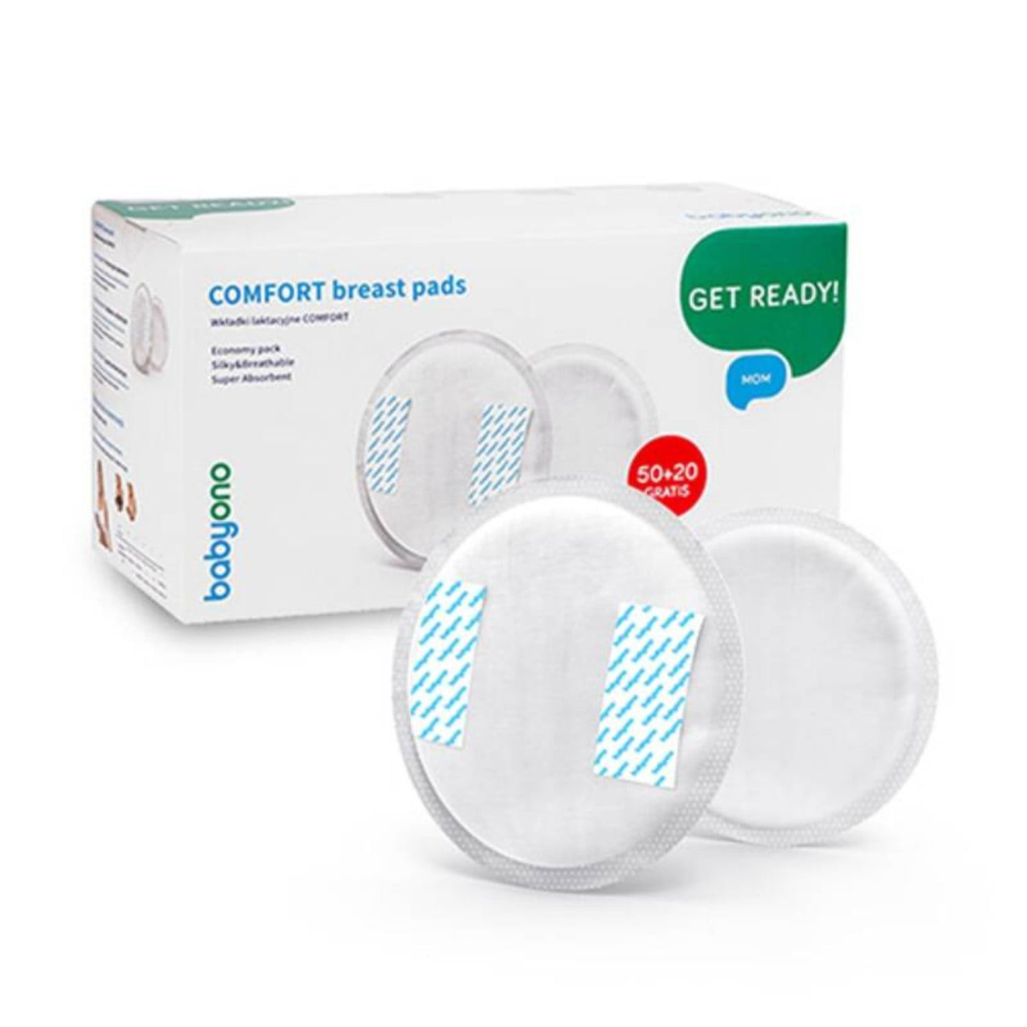 Döş üçün taxma Babyono Comfort N50+20