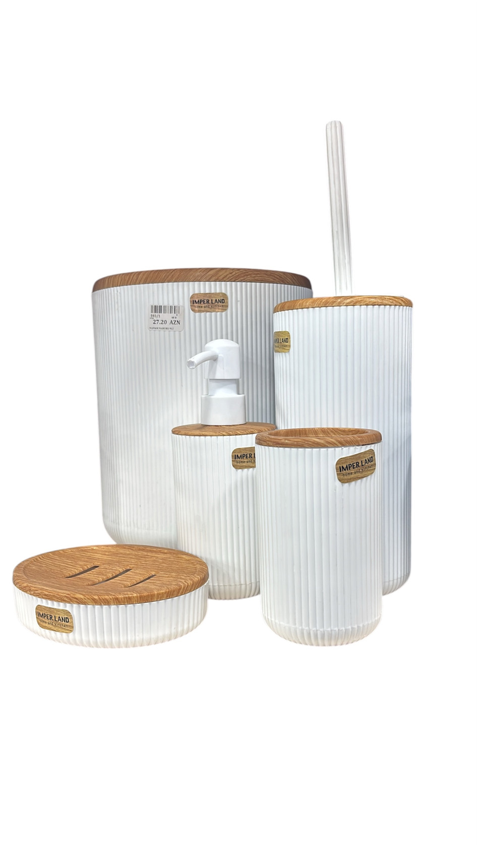 Hamam otağı dəsti Imper Land, plastik, 5 parça
