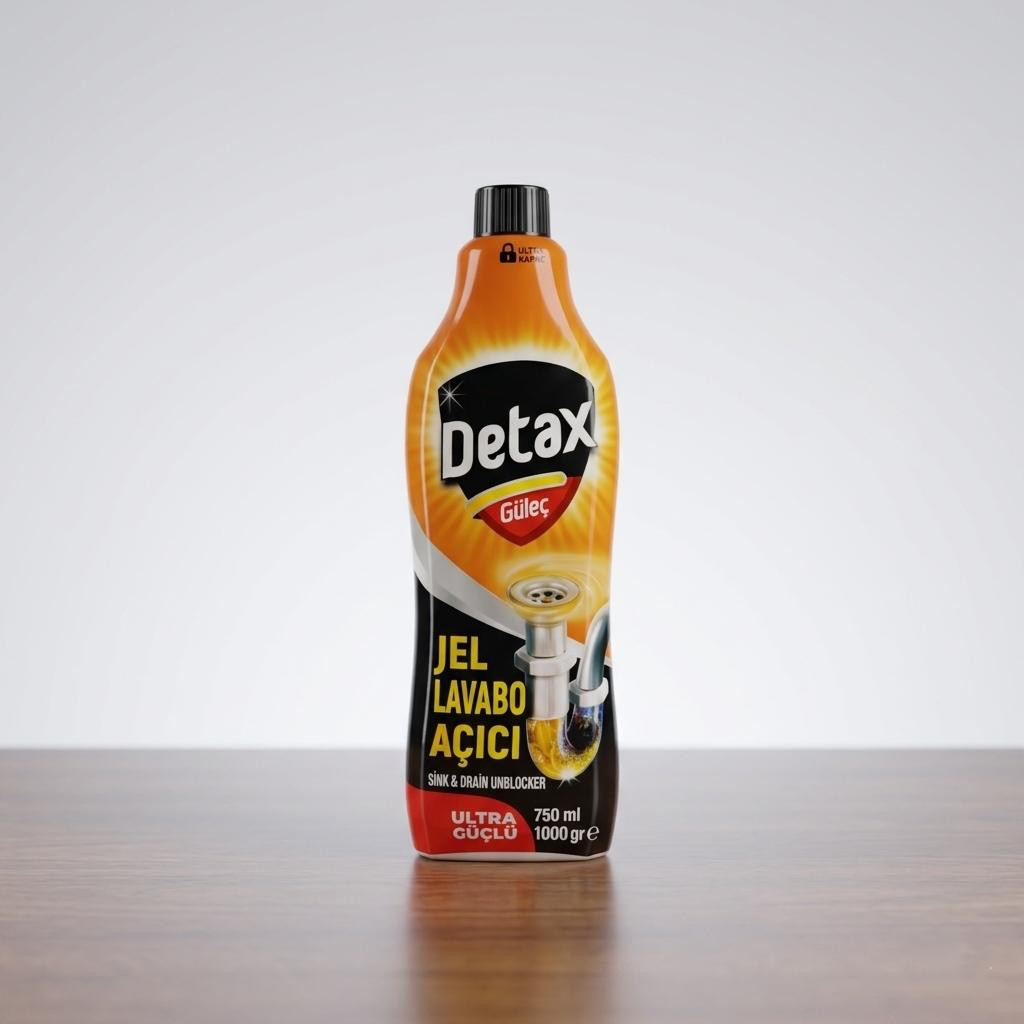 Boruların təmizlənməsi üçün vasitə Güleç Detax Ultra Güçlü, 750 ml